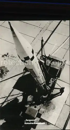 Raketen Sergeant Kurzstreckenrakete Kat. Militaria