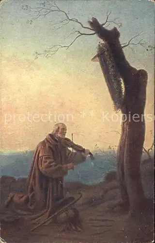 Geige Baum Ave Maria Kuenstlerkarte Dvorak Nr. 1003 Kat. Musik