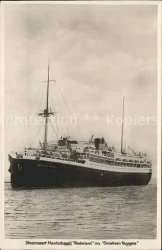 Dampfer Oceanliner Nederland MS Christiaan Huygens  Kat. Schiffe