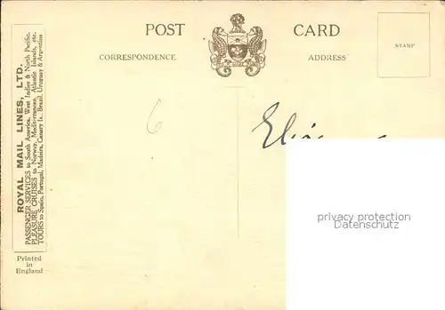 Dampfer Oceanliner R.M.S. Almanzora  Kat. Schiffe