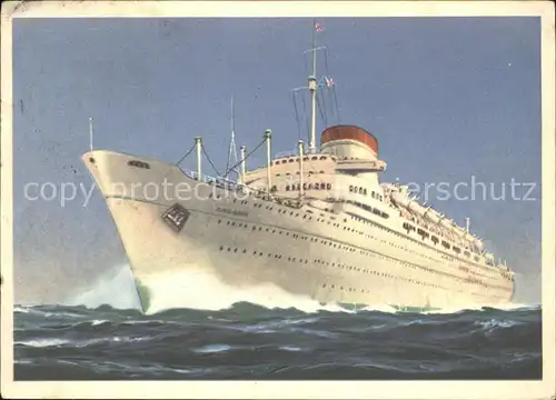 Dampfer Oceanliner M N Giulio Cesare  Kat. Schiffe