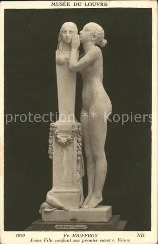 Skulpturen Jeune Fille Venus Fr. Jouffroy Kat. Skulpturen