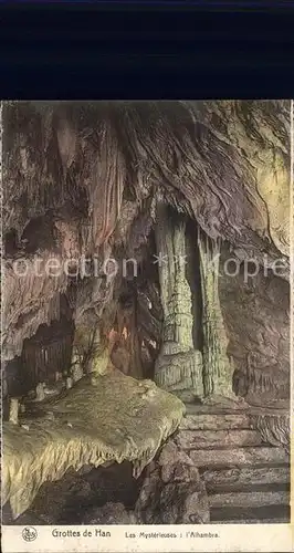 Hoehlen Caves Grottes Han Mysterieuses Alhambra  Kat. Berge