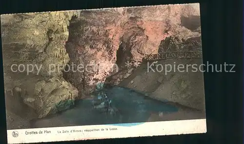 Hoehlen Caves Grottes Han Salle d Armes Lesse  Kat. Berge