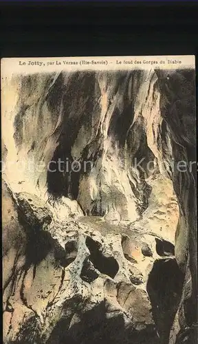 Hoehlen Caves Grottes Le Jotty Vernaz Gorges du Diable Kat. Berge