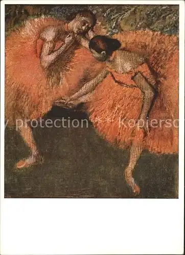 Verlag Bruckmann Nr. 53 E. Degas Taenzerinnen Ballett