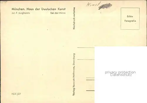 Verlag HDK Nr. 509 Jul. P. Junghaus Bei der Hirtin Pferd Kuh Ziegen Laemmer  Kat. Verlage
