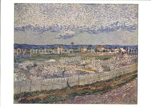 Van Gogh Vincent The Orchard  Kat. Kuenstlerkarte