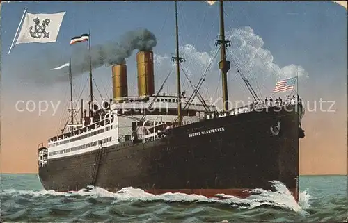 Dampfer Oceanliner George Washington Kat. Schiffe