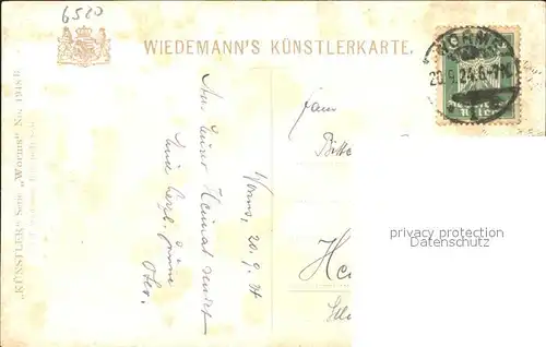 Verlag Wiedemann WIRO Nr. 1948 B Worms Stadtmauer mit Lutherpfoertchen Kat. Verlage