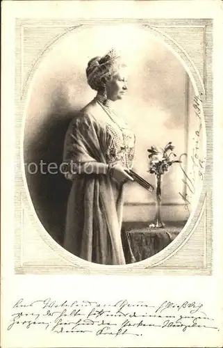 Auguste Victoria Kaiserin Rotes Kreuz  Kat. Adel Preussen