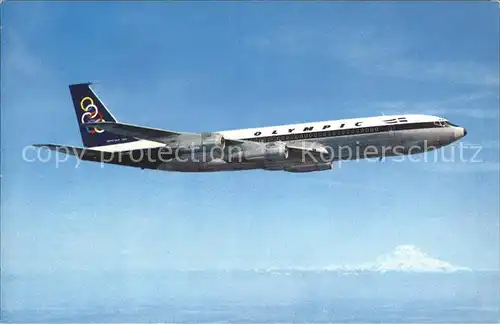 Flugzeuge Zivil Olympic Airways Boeing 707 320 Kat. Flug