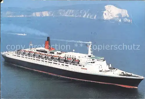 Dampfer Oceanliner Queen Elizabeth 2 Cunard Line Kat. Schiffe