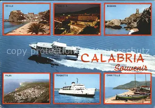 Motorboote Calabria Scilla Bagnara Palmi Cannitello Traghetto Kat. Schiffe