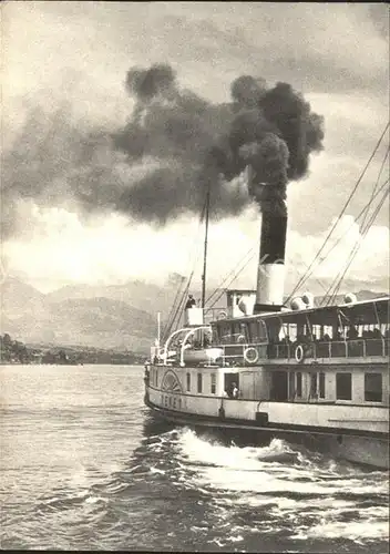 Dampfer Seitenrad Vevey  Kat. Schiffe