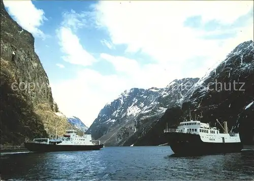 Schiffe Innvik Norge Gudvangen  Kat. Schiffe