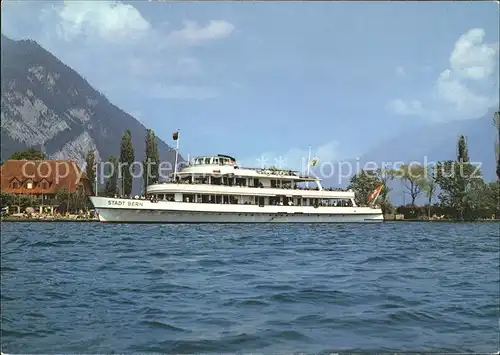 Motorschiffe MS Stadt Bern Thunersee Neuhaus Kat. Schiffe