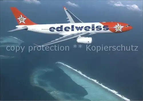 Flugzeuge Zivil Edelweiss Air Airbus A330 243 Kat. Flug
