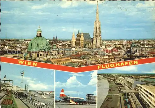 Flughafen Airport Aeroporto Wien Schwechat Kat. Flug