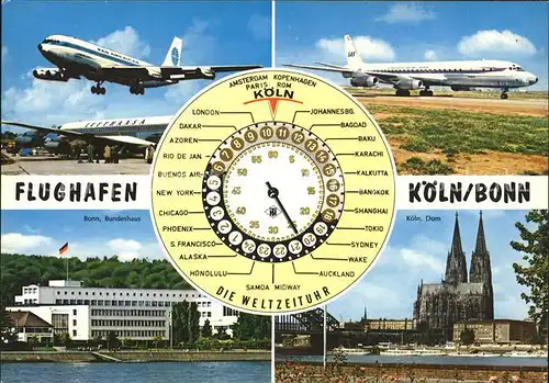 Flugzeuge Zivil Pan American Flughafen Koeln Bonn Bundeshaus Kat. Flug