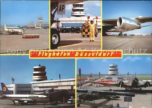 Flughafen Airport Aeroporto Duesseldorf Lufthansa  Kat. Flug