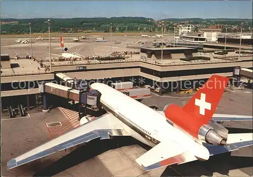 Swissair Zuerich Flughafen  Kat. Flug