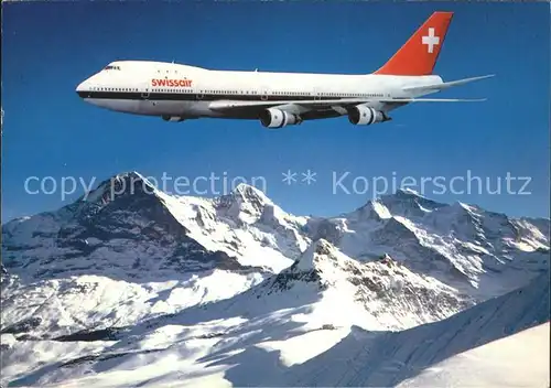 Swissair Boeing B 747 257 B  Kat. Flug