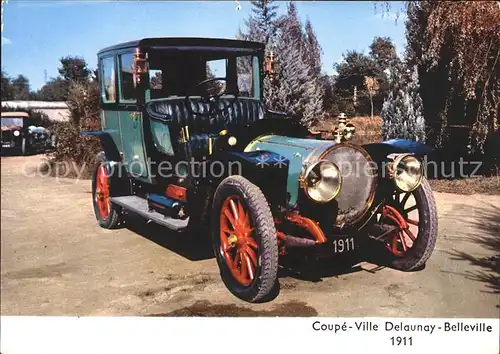 Autos Oldtimer Coupe Ville Delaunay Belleville 1911 Kat. Autos