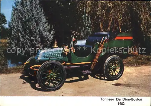 Autos Oldtimer Tonneau De Dion Bouton 1902 Kat. Autos