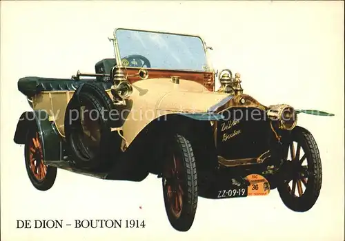 Autos Oldtimer De Dion Bouton 1914 Kat. Autos