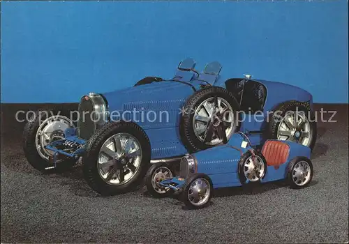 Autos Oldtimer Bugatti F. Type 35 T 1924 Bugatti Baby Type 52 1927 Kat. Autos