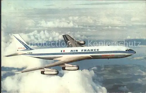 Flugzeuge Zivil Air France Boeing 707 Intercontinental Kat. Flug