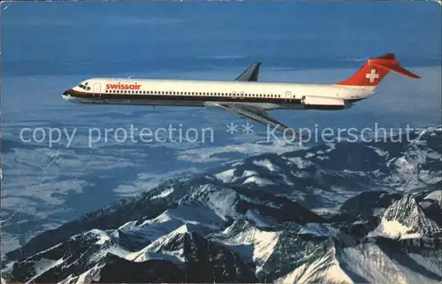 Swissair McDonnell Douglas DC 9 81 Kat. Flug