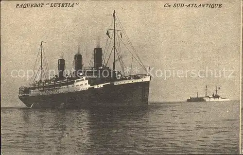 Dampfer Oceanliner Lutetia  Kat. Schiffe