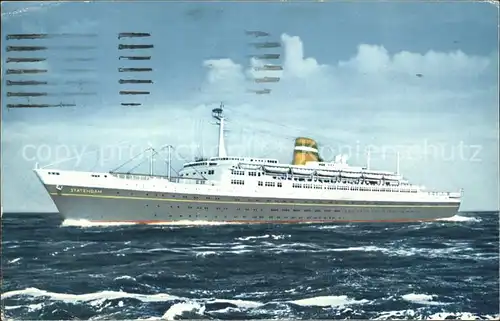 Dampfer Oceanliner S.S. Statendam  Kat. Schiffe