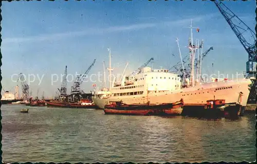 Dampfer Oceanliner Bretagne Antwerpen Haven Anvers Port  Kat. Schiffe