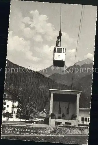 Seilbahn Mayrhofen Penkenbahn-Talstation Hotel Strass Ahornspitze Zillertal / Bahnen /