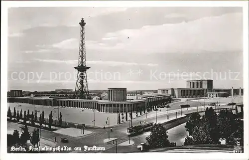 Funkturm Berlin Ausstellungshallen  Kat. Bruecken