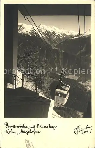 Seilbahn Penken Mayrhofen Brandberg Tirol / Bahnen /