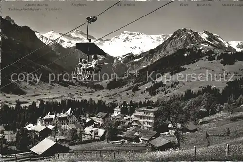 Sessellift Adelboden Schwandfeldspitz Kat. Bahnen