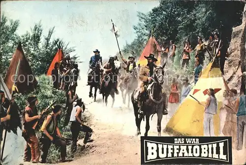 Kino Film Das war Buffalo Bill Lager Rothaeute Bild Nr. 62