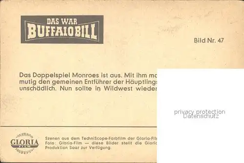 Kino Film Das war Buffalo Bill Monroe Bild Nr. 47