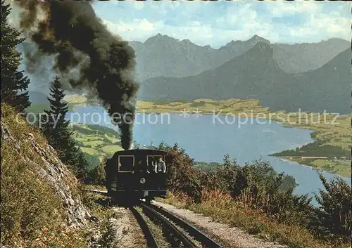 Zahnradbahn Schafberg St. Wolfgang Salzkammergut  Kat. Bergbahn