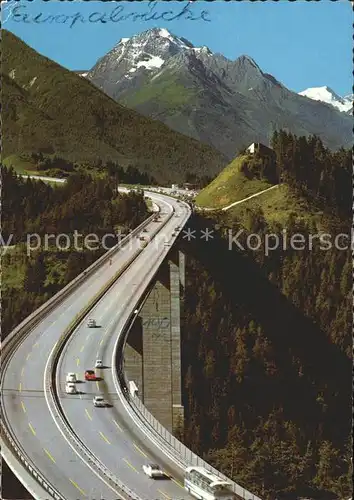 Autobahn Brenner Europabruecke Schoenberg Habicht  Kat. Autos