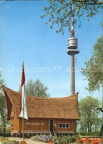 Expositions Wiener Internationale Gartenschau Gaerten der Nationen Funkturm Kat. Expositions