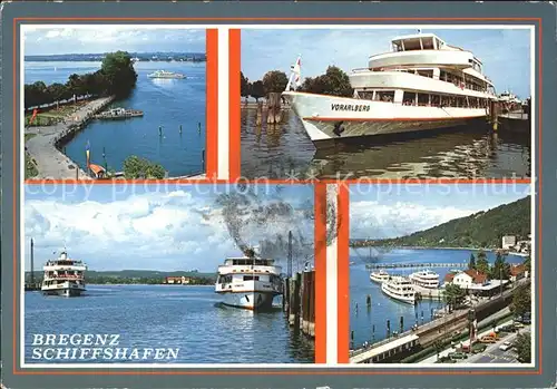 Schiffe Bregenz Schiffshafen  Kat. Schiffe