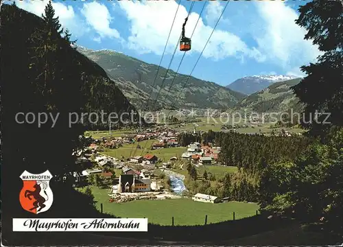 Seilbahn Mayrhofen-Ahornbahn Zillertal Tirol / Bahnen /