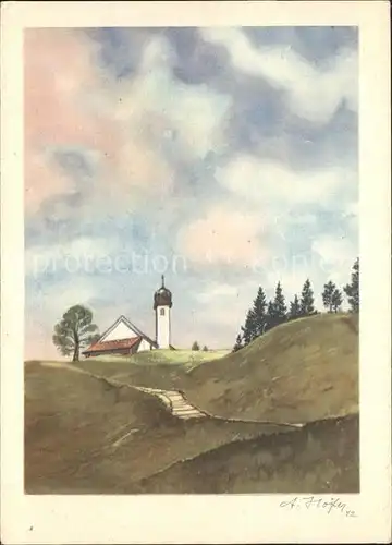 Kuenstlerkarte A. Hoefer Aus der Ostmark Nr. 32 14 Kat. Kuenstlerkarte