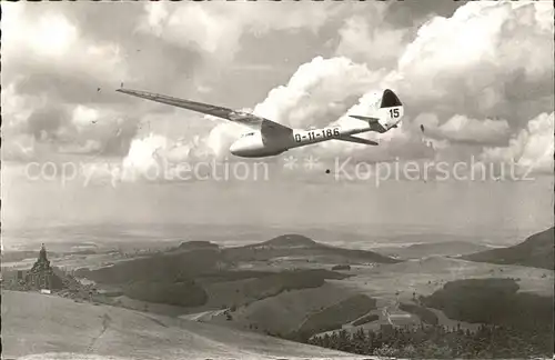 Segelflug Wasserkuppe Rhoen Kat. Flug