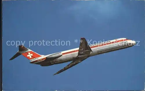 Swissair McDonnell Douglas DC 9 51 Kat. Flug